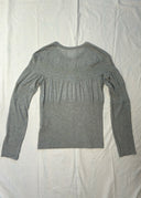 Y's Soft Panelled Long Sleeve Top (S/M)