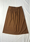 Jil Sander Brown Wool Flannel Skirt (S/M)