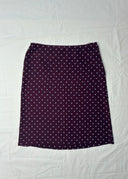 Prada SS 2000 Silk Polka Dot Skirt (S)