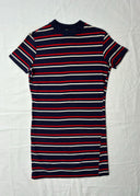 1970s Navy and Red Striped T-Shirt (S)