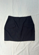 Yohji Yamamoto Wool Mini Skirt (XS/S)
