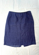 Prada 2011 Blue Linen Skirt (XS)