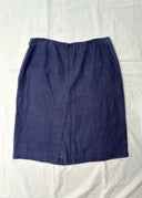 Prada 2011 Blue Linen Skirt (XS)