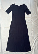 Yohji Yamamoto + Noir Cotton Stretch Dress (S/M)