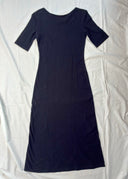 Yohji Yamamoto + Noir Cotton Stretch Dress (S/M)