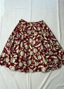 Y's Metallic Floral Circle Skirt (XS/S)