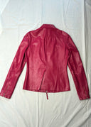 Jil Sander Pink Leather Shirt Jacket (XS/S)