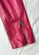 Jil Sander Pink Leather Shirt Jacket (XS/S)