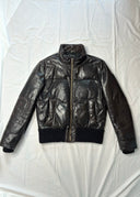 Collection Privee Leather Puffer Coat (M)
