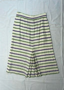 1970s Laura Biagiotti Silk Striped Skirt
