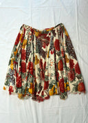 Kenzo SS 2005 Fruit Print Circle Skirt S/M)