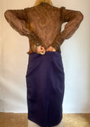 Tara Jarmon Sheer Paisley Blouse (S/M)