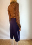 Tara Jarmon Sheer Paisley Blouse (S/M)