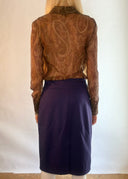 Tara Jarmon Sheer Paisley Blouse (S/M)