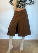 Weekend Max Mara Tweed Skirt (M/L)