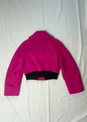 Jil Sander Navy Pink Cropped Jacket (XS/S)