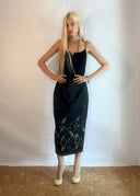 Voyage for Bergdorf Goodman Satin Midi Skirt (XS/S)