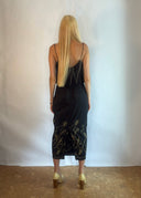 Voyage for Bergdorf Goodman Satin Midi Skirt (XS/S)