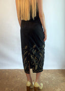 Voyage for Bergdorf Goodman Satin Midi Skirt (XS/S)