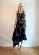 Issey Miyake 1990s Velvet Skirt (XS/S)