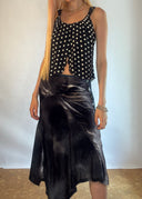 Issey Miyake 1990s Velvet Skirt (XS/S)