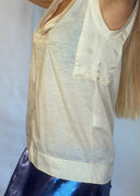 Chloe 2000s Cotton and Silk Top (M/L)