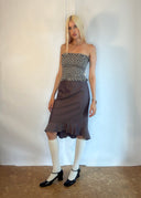 Chloe 1990s Purple Wool Skirt (XS)