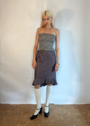 Chloe 1990s Purple Wool Skirt (XS)