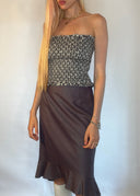 Celine SS 2002 Silk Tube Top (XS/S)