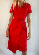 Max Mara Cotton Wrap Dress (S)