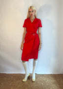 Max Mara Cotton Wrap Dress (S)