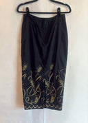 Voyage for Bergdorf Goodman Satin Midi Skirt (XS/S)