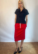 Comme Des Garcons AD 2006 Red Skirt (XS/S)