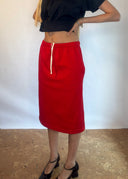 Comme Des Garcons AD 2006 Red Skirt (XS/S)