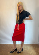 Comme Des Garcons AD 2006 Red Skirt (XS/S)