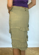 Gucci SS 2003 Ruffle Skirt (S)