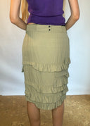 Gucci SS 2003 Ruffle Skirt (S)