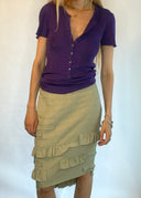 Gucci SS 2003 Ruffle Skirt (S)