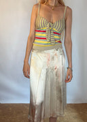 Prada Silk Tie Dye Skirt (S/M)