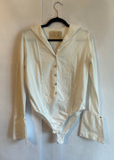 Annette Gortz Button Up Shirt Bodysuit (M/L)
