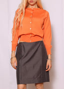 Prada FW 1998 Folded Silk Skirt (S)