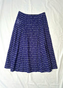CDG Tricot AD 2002 Cotton Text Skirt (XS/S)
