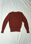 Margaret Howell Rust Wool Cardigan (XS/S