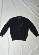 CDG Tricot AD 2010 Black Shrunken Cardigan (XS/S)