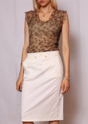 Giorgio Armani White Skirt (XS/S)