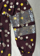 Kenzo Circle Print Sequin Top (M/L)