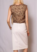 Marc Jacobs Brown Lace Tank (S/M)
