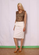 Marc Jacobs Brown Lace Tank (S/M)