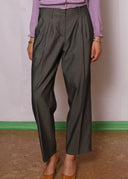 Prada 2010 Pleated Cropped Trousers (S/M)