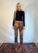 Roberto Cavalli FW 2000 Tiger Jeans (XS/S)